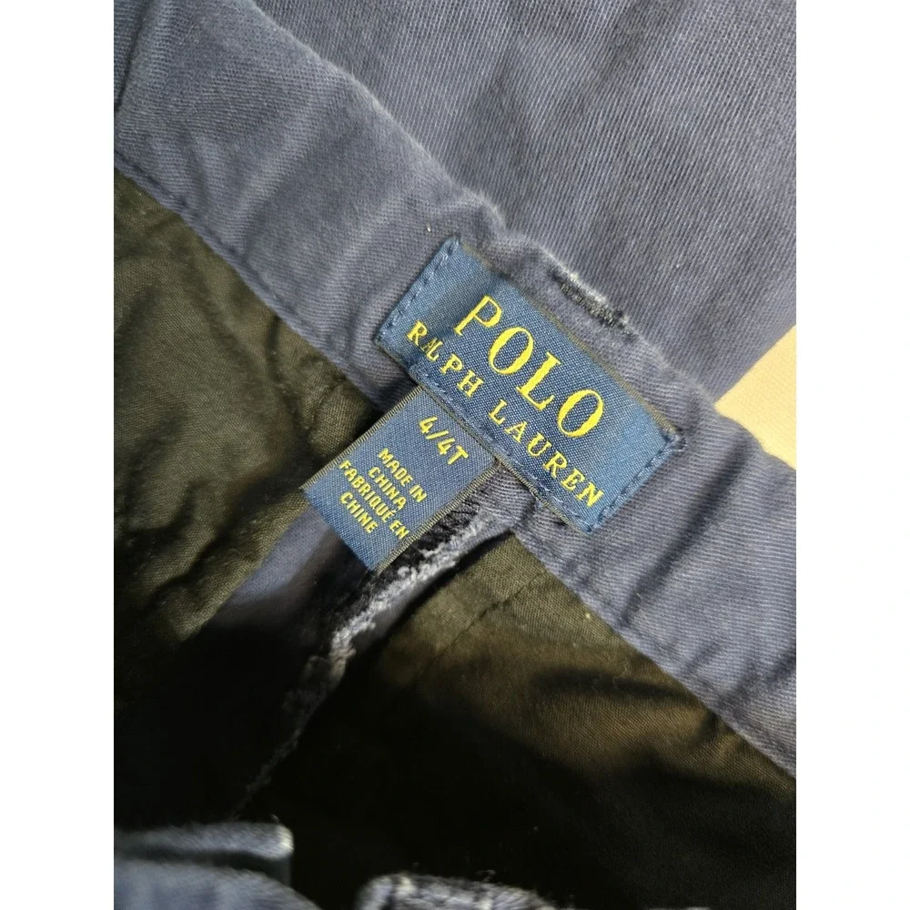 Ralph‎ Lauren Boys Button Up Shirt Long Sleeves Chino Pants 4 T Lot Of 2